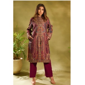 Premium Quality Kashmiri Phiren Traditional Embroidered Ethnic Kashmiri <b>Kurti</b> For Women Available At Export Price - Product Image 1