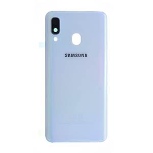Cover posteriore bianca di ricambio per Samsung Galaxy A40 per la scocca del telefono cellulare - Product Image 1