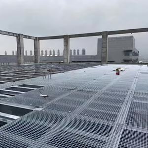 <span class=keywords><strong>Grille</strong></span> de barre en acier inoxydable durable grillages métalliques galvanisés Surface dentelée pour usage extérieur Sécurité antidérapante pour entrepôt - Product Image 1