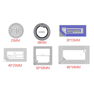 Muestra gratis impermeable HF RFID etiqueta adhesiva 13,56 Mhz NFC etiqueta adhesiva para la venta de entradas de eventos - Product Image 1