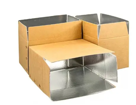 जमे हुए खाद्य इन्सुलेशन बॉक्स एल्यूमीनियम फिल्म वाटरप्रूफ इन्सुलेशन कार्टन फोल्डेबल इन्सुलेशन बॉक्स