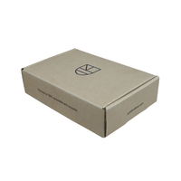 Boîte d'emballage d'expédition en carton ondulé recyclable et réutilisable avec laminage mat et gaufrage pour l'emballage de crème pour le visage et de cosmétiques