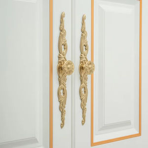 Poignée de tirage moderne et durable en cuivre doré pour commodes, tiroirs, portes d'armoires et mobilier d'extérieur - Product Image 5