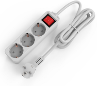 Multiprise Cube 2026 pour l'Europe avec ports USB, rallonge électrique pour prises allemandes, adaptateur mural multi-prises avec protection contre les surtensions