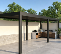 Modules de cuisine extérieure, unités de cuisson extensibles avec joints à clipser, ouvertures prédécoupées pour appareils électroménagers, idéales pour les configurations de jardin en évolution