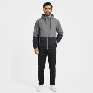 Finer Threads Customizable <b>Men's</b> Stand Windbreaker <b>Jacket</b> Windproof Sports Fashion Apparel Autumn Outdoor Activities Canvas - Product Image 1