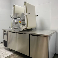 Penjualan laris Sheeter Rolling adonan meja Extruder Top Bakery Croissant reversibel adonan Sheeter