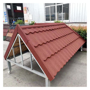 กระเบื้องหลังคาเหล็กเคลือบหินลายเรนโบว์สีสันสดใสแบบดั้งเดิมสำหรับงานหลังคาอาคารโรงแรมและบ้าน โอเวนส์ - Product Image 1