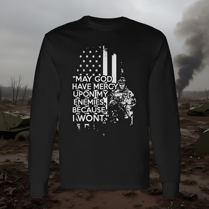 Que Dios tenga piedad de mis enemigos, porque no soy un camiseta de manga larga. - Product Image 3