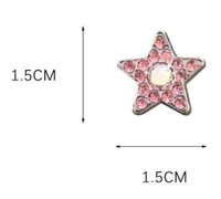 Nouvelles décorations de chaussures en plastique ABS Jiete, motif étoile de dessin animé mignon, série cuisine Guangdong, accessoires décontractés 3D DIY