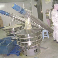 Séparateur de poudre de lait sans poussière, tamiseur de poudre alimentaire, machine à tamiser la farine, machine à tamiser vibrante pour filtrer la levure