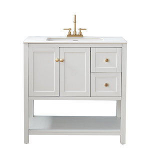 Simple smart bathroom cabinet modern wash basin floor standing bathroom cabinet - Product Image 2