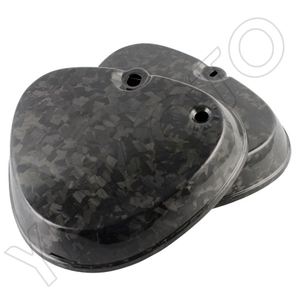 YHMOTO Carbon Fiber Side Cover Seitendeckel <b>Square</b> <b>Battery</b> Guard Motorcycle Fairing for Simson S50 S51 S53 Motorrad - Product Image 3