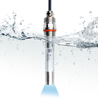 Sonde de turbidité optique RK500 4G RS485 4-20mA LoRa LoRaWAN OEM IP68 en acier inoxydable pour la qualité de l'eau de mer et de rivière