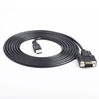 USB 2,0 a adaptador serial USB a cable serial DB9 macho de