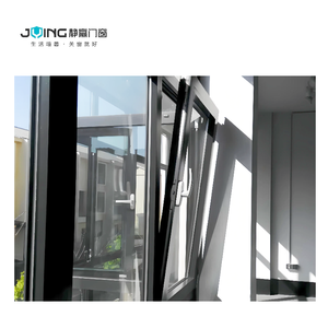 การออกแบบที่ทันสมัยวิลล่าในเมืองสไตล์แกว่งลดเสียงรบกวนหน้าต่างอลูมิเนียมอัลลอยด์กันเสียงสำหรับพาร์ทเมนท์ในเมือง - Product Image 6