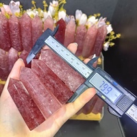 Vente en gros de tours de cristal de quartz fraise naturel pour la décoration intérieure