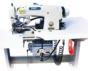 Máquina de coser industrial neumática de doble aguja de alta velocidad Dt63900hb-Pf/Cv para dobladillos inferiores, recortadora manual, nueva para coser jeans - Product Image 1