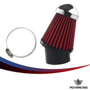 Filtro de aire cónico de 62 mm de diámetro, malla roja para modificación de motocicletas de calle, actualización de reequipamiento, colocación frontal - Product Image 5