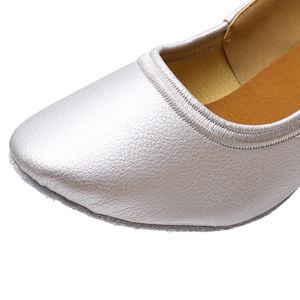 Chaussures de danse de salon <span class=keywords><strong>Tango</strong></span>/Flamenco en cuir PU <span class=keywords><strong>pour</strong></span> femmes, <span class=keywords><strong>pour</strong></span> l'été, mariage - Product Image 4