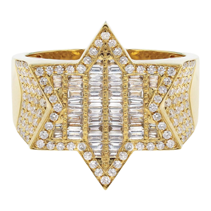 Anillo de Plata 925 Chapado en Oro con Perla de Agua Dulce y Diamante de Corte Brillante con Engaste de Puntas, Estilo Moderno 2024, Ideal para Fiestas - Product Image 4