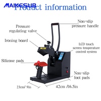 Nouvelle condition 220V/110V Machine de presse à chaud pour l'impression numérique de CAP facile à utiliser pour chapeau de soleil, casquettes snapback, chapeau de pêcheur