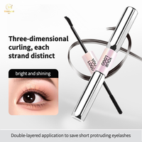 OEM Créez votre propre marque de mascara liquide vegan noir bouclé volumisant pour les yeux, personnalisable, double face, 2 en 1, imperméable