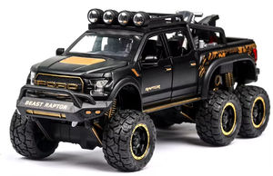 1:28 स्केल फोर्ड रैप्टर एफ 150 मेटल डाई-कास्ट कार मॉडल ऑफ-रोड वाहन मॉडल ऑफ-रोड वाहन मॉडल ऑफ-रोड वाहन मॉडल - Product Image 6