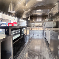 Camion de restauration mobile d'occasion pour café, glaces, BBQ, camping, avec cuisine complète