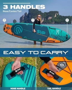 2 + 1 người kích thước lớn standup Paddle Board Gia đình thân thiện Inflatable sup với dây đeo vai thuận tiện paddling Surf Board W - Product Image 2