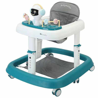 Trotteurs pour bébés avec lumières et musique, fourniture directe en usine, trotteur multifonction en plastique à hauteur réglable pour les tout-petits