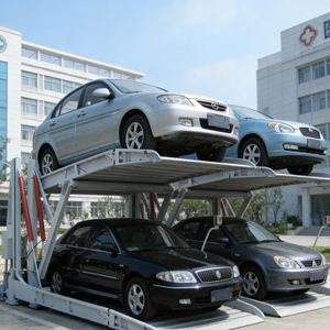 แทบิธา TEP606 ลิฟท์จอดรถแบบไฮดรอลิก 2 เสา รุ่นมินิ ดับเบิ้ลสแต็คเกอร์  ได้รับการรับรองมาตรฐาน CE สำหรับลานจอดรถอัตโนมัติ รับน้ำหนักได้ 2300 กก. - Product Image 3