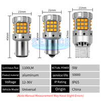 1156 BA15S BAU15S P21W T20 7440 7443 LED-Birne Canbus 45SMD 24W 12V Auto-Blinkerlampe Rückfahr- und Bremslicht