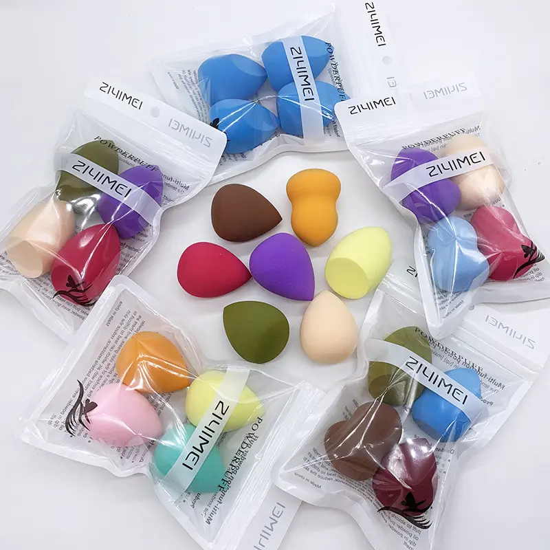 Diskon Sampel Gratis Puff Blending Blender Wedge Makeup Sponge Powder Puff