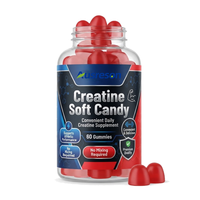 SPL Oem Vegan Sugar Free Creatine Monohydrate Creatine Soft Candy Energy Supplements 5000mg Creatine Gummies Gummy