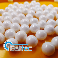 Perles de zircone de 15 mm pour le raffinage des minerais, traitement de la poudre de quartz et de feldspath