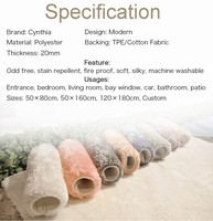 Tapis moelleux à poils longs de haute qualité pour salon, tapis de sol, tapis moelleux pour salon