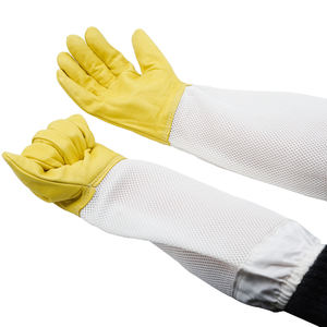 Di alta Qualità di pelle di Capra Apicoltura Apicultura Guanto Beekeep Guanti per Apicoltore - Product Image 4