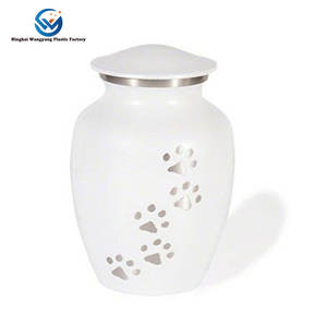 โกศใส่เถ้ากระดูกสัตว์เลี้ยงทำจากโลหะขี้เถ้าของแมวและสุนัขที่ระลึกถึงมีสไตล์สำหรับเพื่อนขนยาวที่คุณรัก - Product Image 2