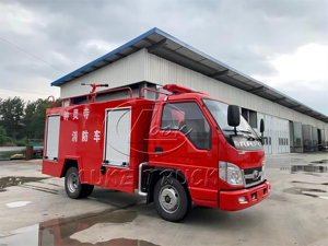 Camión Compacto Contra Incendios con Chasis Foton, Tanque de 1500L, Largo Alcance, Rociador de Agua - Product Image 5
