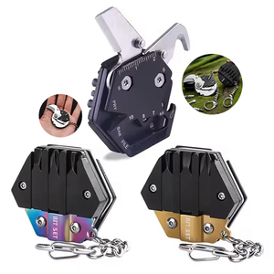 Llavero EDC Multiherramienta, Mini Juego de Destornilladores de Bolsillo, Equipo Portátil de Viaje, Accesorios Esenciales para el Uso Diario, Kit de Supervivencia - Product Image 1
