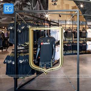 Présentoir de magasin de détail de sports de marque support de vêtements présentoir de vêtement roulant montage mural de présentoir de vêtements - Product Image 2