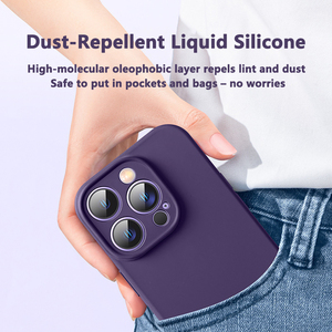 รับผลิตเคสโทรศัพท์ซิลิโคนเหลวแบบ OEM ODM พร้อมโลโก้ตามสั่ง สำหรับ iPhone 18 17 16 15 14 13 12 Pro Max - Product Image 4