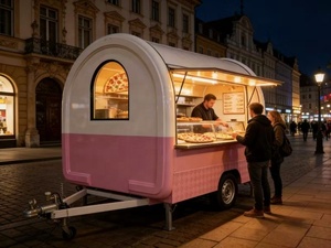 Remolque de Comida Personalizado para Coche/Camión, Camión de Hamburguesas, Camión de Banquetes Móvil, Remolque de Comida, Food Truck - Product Image 1