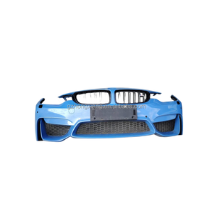 Kit Carrozzeria Paraurti Anteriore per <span class=keywords><strong>BMW</strong></span> M3 F80 e M4 F82 con Luci Fendinebbia, Include Cornice e Griglia per <span class=keywords><strong>Serie</strong></span> 3 e 4 - Product Image 6