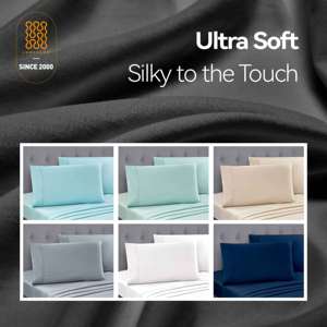 Hot bán thêm mềm 1800 chủ đề đếm Vua Kích thước bedsheet microfibrer tấm ga trải giường được trang bị giường đặt cho nhà - Product Image 5