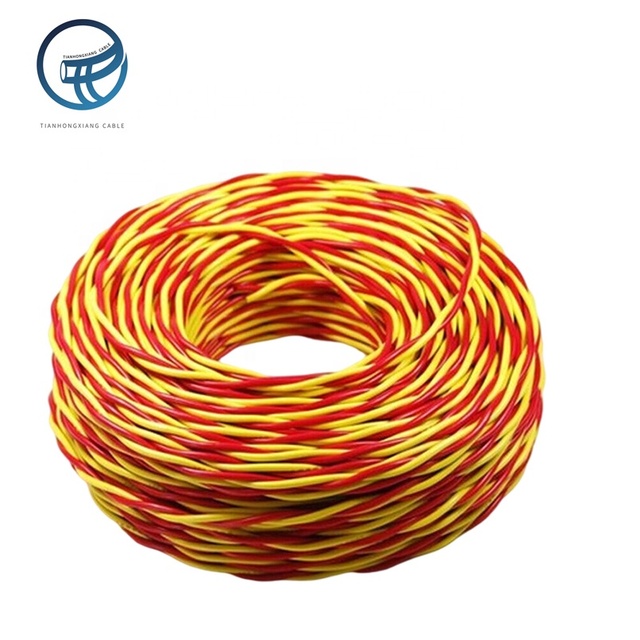 2022 New Trending Products Copper Fire Alarm Electric Cable 2.5mm 2 Core Fire Resistant Twisted Pair Cable