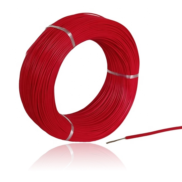 Electrical Nichrome High Temperature Wire UL1199 14AWG PTFE Lead Wire Single Core Stranded Nickel Plated Copper Wire