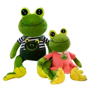 Custom Frog Kawaii Anime Plush kids Toys Stuffed Animal Toys Gift for children Animal Pillow Mascot