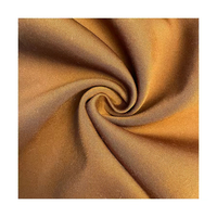 Fabricant en gros Textiles de maison doux Tissu en fibre d'habillement avec 95% polyester 5% Spandex Tissu en daim de plongée de couleur bronze